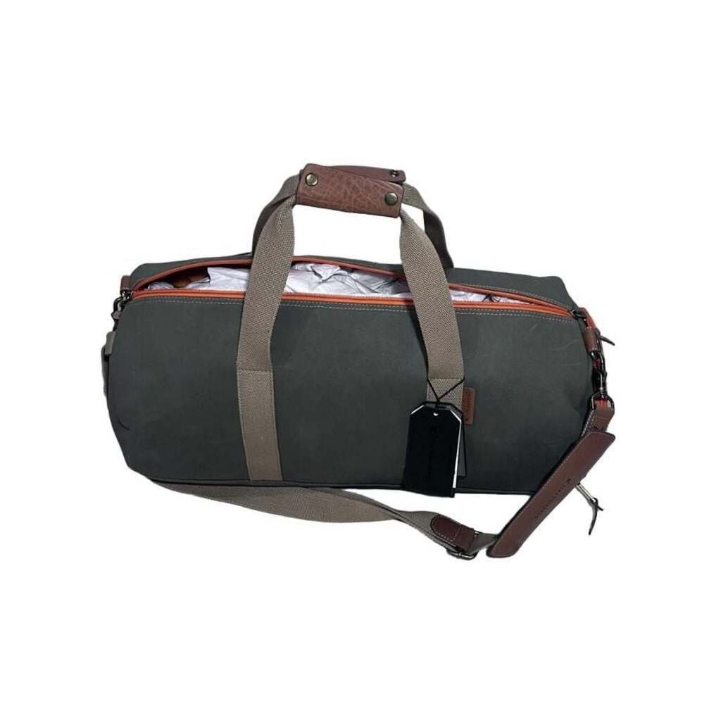 Boarding Pass Voyager Waxed Canvas Duffel Olive BPB1080